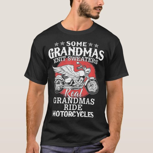 Sommige oma's die de Sweaters Real Ride Motorfiets (Voorkant)
