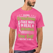 Sommige oma's nemen Naps Real Grandmas Play Golf G T-shirt (Voorkant)