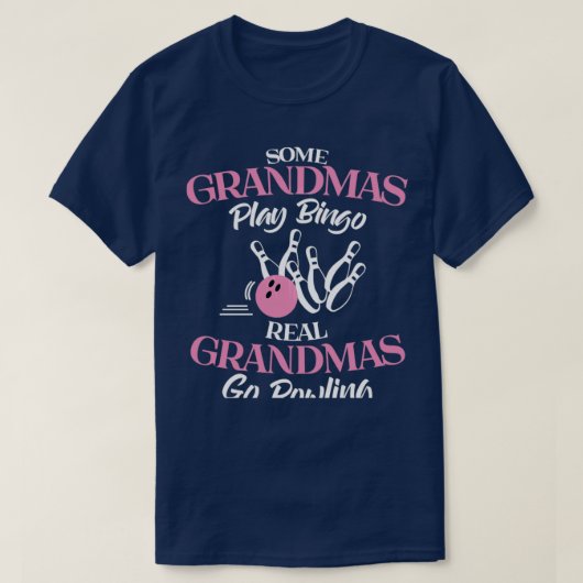 Sommige oma's spelen bingo Real Grandmas T-shirt (Design voorkant)