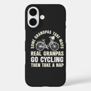 Sommige opa's gaan fietsen Grappige fiets  iPhone 16 Hoesje