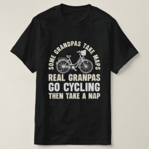 Sommige opa's gaan fietsen Grappige fiets  T-shirt