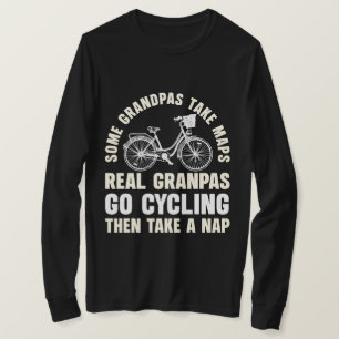 Sommige opa's gaan fietsen Grappige fiets T-shirt
