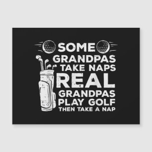 Sommige opa's nemen dutjes Real Play Golf Funny Go