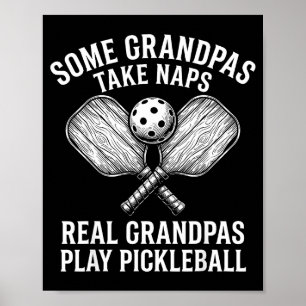 Sommige opa's slapen opa's spelen poster