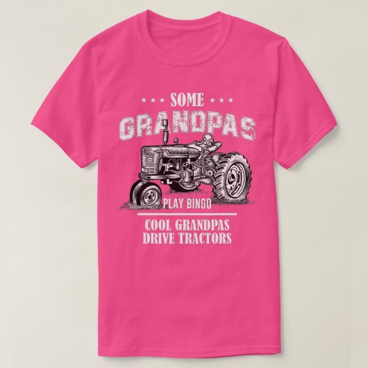 Sommige opa's spelen Bingo Cool Grandpas Drive Tra T-shirt (Design voorkant)