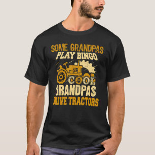 Sommige opa's spelen bingo Cool opa's rijden op tr T-shirt