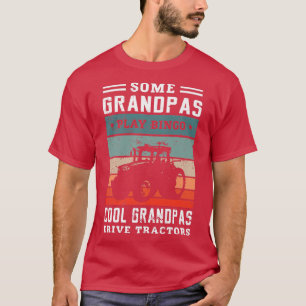 Sommige opa's spelen bingo coole opa aandrijving t-shirt