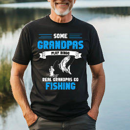 Sommige opa's spelen bingo, echte opa's gaan Gevis T-shirt