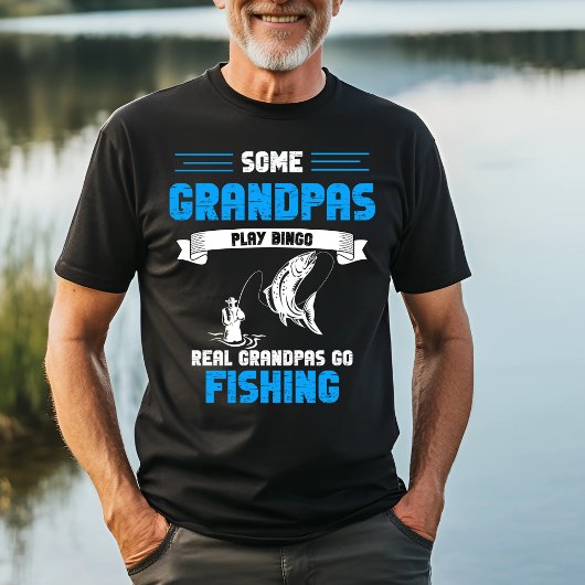 Sommige opa's spelen bingo, echte opa's gaan Gevis T-shirt