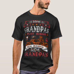 Sommige opa's spelen bingo echte opa's rijden op m t-shirt