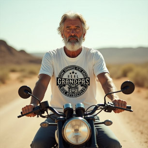 Sommige opa's spelen bingo echte opa's rijden op m t-shirt