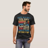 Sommige oude Naps Neem Opa Water Ski Waterskiën T-shirt (Voorkant volledig)