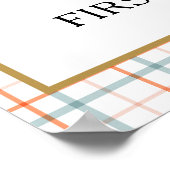 Sommige paashaas draait één 1e verjaardag poster (Hoek)