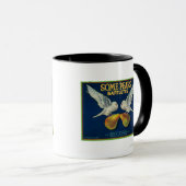 Sommige peren perenkratellabelNapa, CA Mok (Voorkant rechts)