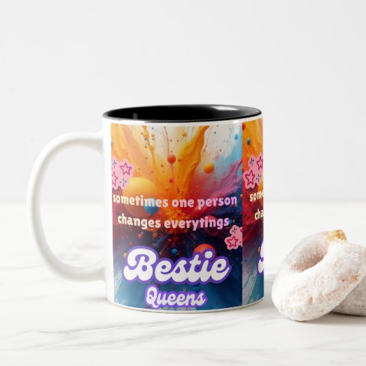 sommige persoon verandert alles mok (Met donut)