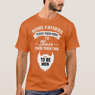 sommige vaders leren hun zonen om anderen teac te t-shirt