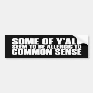 Sommige van jullie lijken allergisch te zijn voor bumpersticker