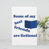 Sommige van mijn beste vrienden zijn fictief briefpapier (Staand voorkant)