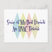 Sommige van mijn beste vrienden zijn HVAC-mensen Briefkaart (Voorkant)