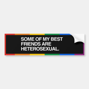 SOMMIGE VAN MIJN BESTE VRIENDEN ZIJN - .png Bumpersticker