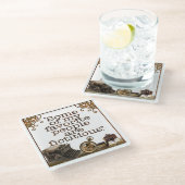 SOMMIGE VAN MIJN FAVORIETE MENSEN ZIJN FICTIEUS_ GLAZEN ONDERZETTER (Schuin)