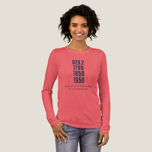Sommige van mijn favoriete nummers (donker ontwerp Tri-Blend shirt (Voorkant)