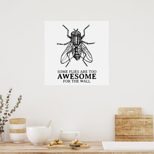 Sommige vliegen poster (Keuken)