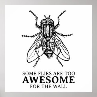 Sommige vliegen poster