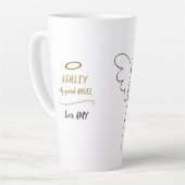 Sommige vrienden zijn de 'Heaven Sent Friendship L Latte Mok (Linkerhoek)