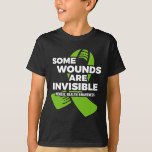 Sommige wonden onzichtbare geestelijke gezondheids t-shirt
