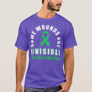 Sommige wonden zijn onzichtbaar voor de geestelijk t-shirt