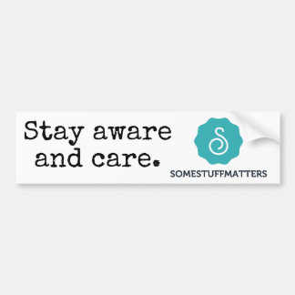 Sommige zaken zijn belangrijk: De Bumpersticker