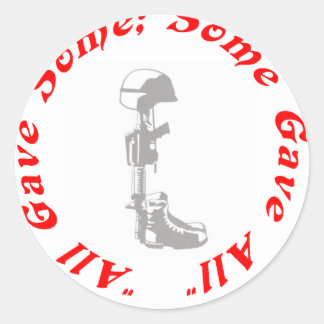 Sommigen gaven alles ronde sticker