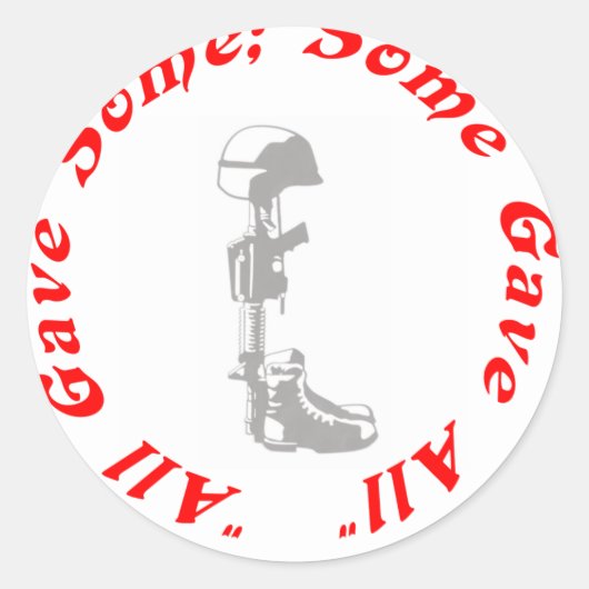 Sommigen gaven alles ronde sticker (Voorkant)
