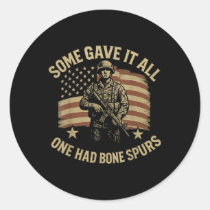 Sommigen gaven alles wat ze hadden Botsporen Veter Ronde Sticker