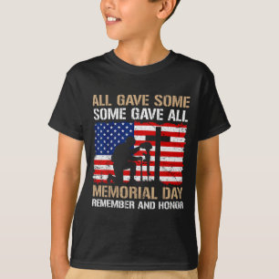 Sommigen Gaven Herdenkingsdag Eer Onthoud Gesneuve T-shirt