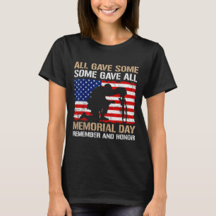 Sommigen Gaven Herdenkingsdag Onthoud Eer VS Gesne T-shirt