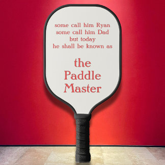 Sommigen noemen hem de Paddle Master Pickleball Pa