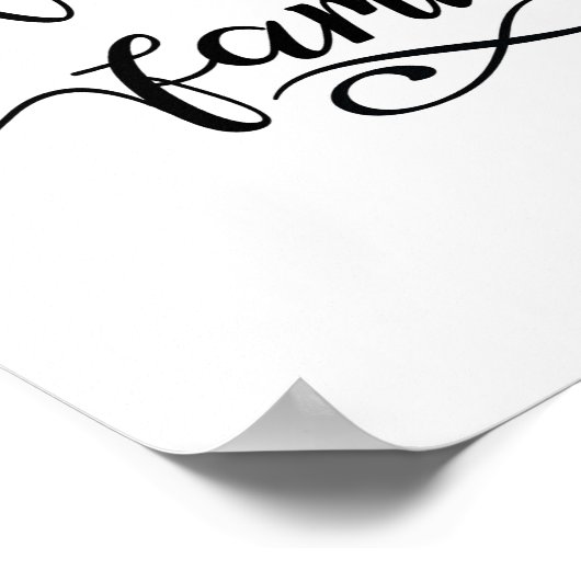 Sommigen noemen het chaos dat we het familiekader  poster (Hoek)