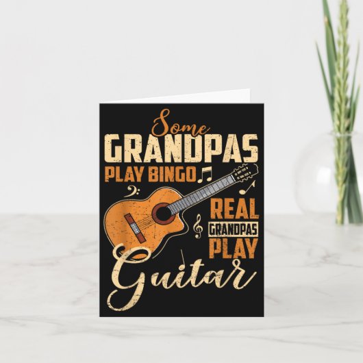 Sommigen spelen bingo echte grootvaders spelen git kaart (Voorkant)