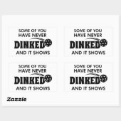 Sommigen van jullie hebben nog nooit gedukt en het rechthoekige sticker (Vel)