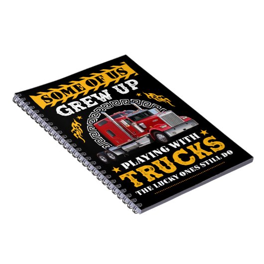 Sommigen van ons groeiden op met vrachtwagens notitieboek (Rechterzijde)