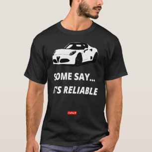 Sommigen zeggen dat het betrouwbare bovenste Alfa- T-shirt