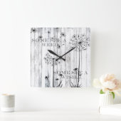 Sommigen zien een onkruid vierkante klok (Huis)