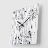 Sommigen zien een onkruid vierkante klok (Hoek)