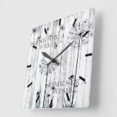 Sommigen zien een onkruid vierkante klok (Hoek)