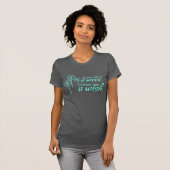 SOMMIGEN zien een WEED, anderen zien een WISH T-shirt (Voorkant volledig)