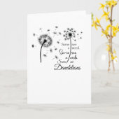 Sommigen zien een wens, sommigen zien andelions kaart (Gele Bloem)