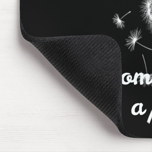 Sommigen zien een wiet, sommigen zien een wens muismat (Hoek)