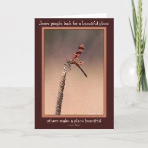 Sommigen zoeken een  plek, anderen maken het  kaart